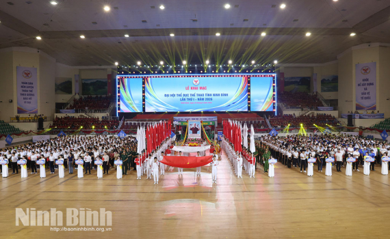 Tổng duyệt Lễ khai mạc Đại hội Thể dục thể thao tỉnh Ninh B&igrave;nh lần thứ I, năm 2026