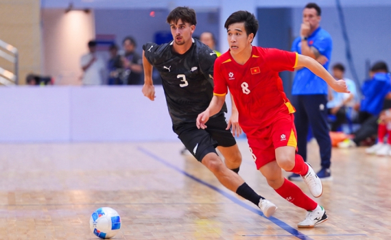 Đội tuyển futsal Việt Nam thắng đậm New Zealand