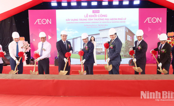 Khởi c&ocirc;ng x&acirc;y dựng Trung t&acirc;m Thương mại AEON Phủ L&yacute;