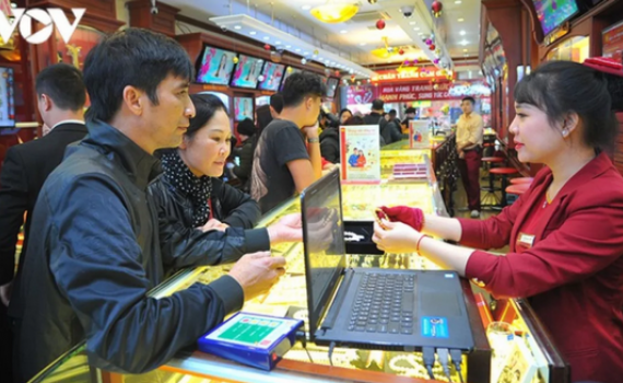 Gi&aacute; v&agrave;ng giảm nhẹ s&aacute;ng 26/9