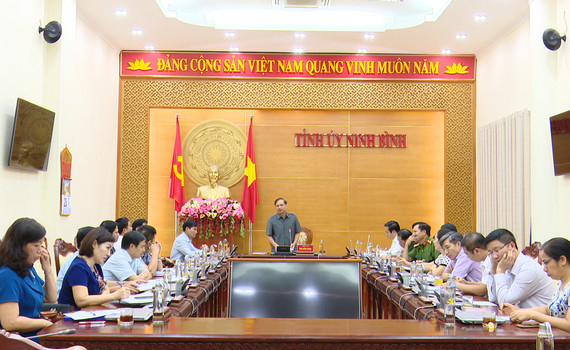 Giao ban c&ocirc;ng t&aacute;c D&acirc;n vận qu&yacute; III/2020