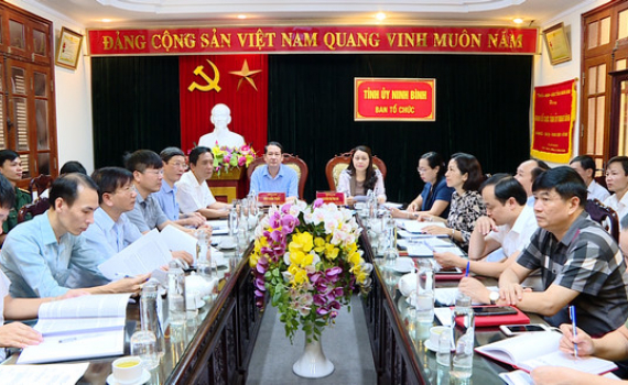 Giao ban trực tuyến to&agrave;n quốc ng&agrave;nh Tổ chức x&acirc;y dựng Đảng