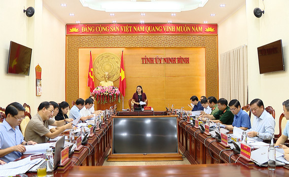 Hội nghị Ban Thường vụ Tỉnh ủy