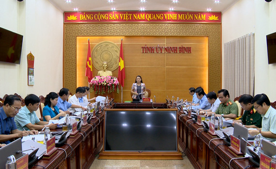 Hội nghị Ban Thường vụ Tỉnh ủy