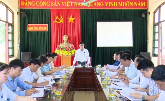 Kiểm tra x&acirc;y dựng n&ocirc;ng th&ocirc;n mới tại huyện Nho Quan