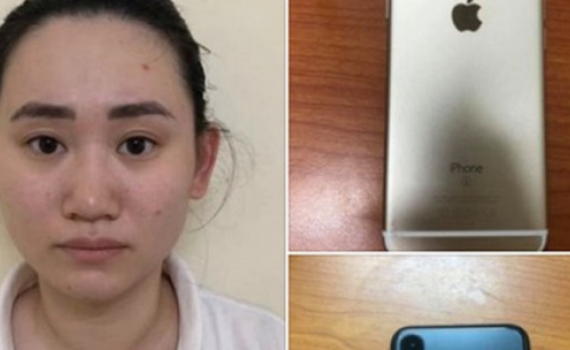 Nữ nh&acirc;n vi&ecirc;n bảo hiểm bị bắt v&igrave; trộm 2 điện thoại Iphone của bạn c&ugrave;ng ph&ograve;ng
