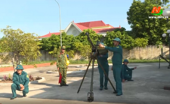 Tam Điệp, Kim Sơn huấn luyện d&acirc;n qu&acirc;n binh chủng năm 2020