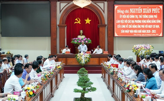 Thủ tướng: Kh&ocirc;ng để người d&acirc;n ĐBSCL thiếu nước ngọt sinh hoạt