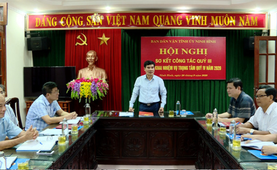 Triển khai nhiệm vụ c&ocirc;ng t&aacute;c D&acirc;n vận qu&yacute; IV năm 2020