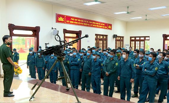 Gia viễn khai mạc huấn luyện d&acirc;n qu&acirc;n binh chủng năm 2021