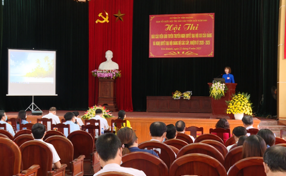 Y&ecirc;n Kh&aacute;nh, Kim Sơn tổ chức Hội thi B&aacute;o c&aacute;o vi&ecirc;n giỏi năm 2021