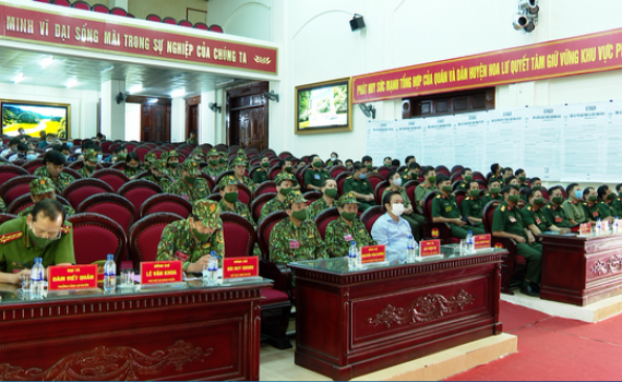 Hoa Lư bế mạc diễn tập khu vực ph&ograve;ng thủ huyện năm 2021