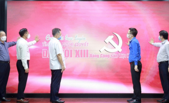Ph&aacute;t động cuộc thi trực tuyến t&igrave;m hiểu Nghị quyết Đại hội XIII Đảng Cộng sản Việt Nam