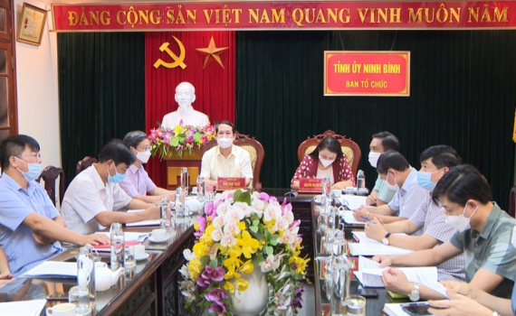 Hội nghị trực tuyến giao ban c&ocirc;ng t&aacute;c tổ chức x&acirc;y dựng Đảng