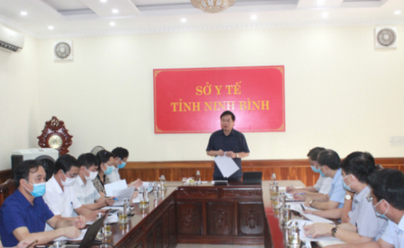 Hội nghị c&ocirc;ng t&aacute;c ph&ograve;ng, chống dịch bệnh CoVid-19 ng&agrave;nh Y tế