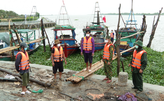 Kim Sơn sẵn s&agrave;ng ứng ph&oacute; b&atilde;o CONSON