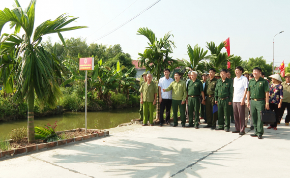 Ra mắt m&ocirc; h&igrave;nh đường c&acirc;y, đường hoa Cựu Chiến binh
