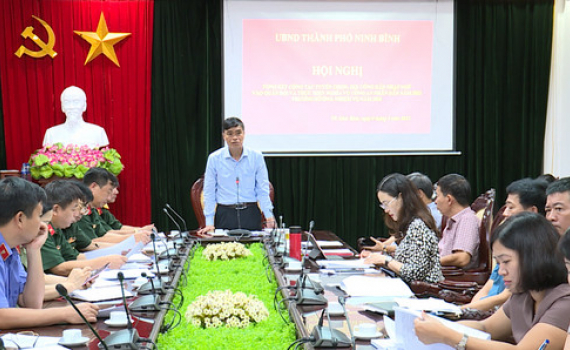 Th&agrave;nh phố Ninh B&igrave;nh triển khai c&ocirc;ng t&aacute;c tuyển qu&acirc;n năm 2023