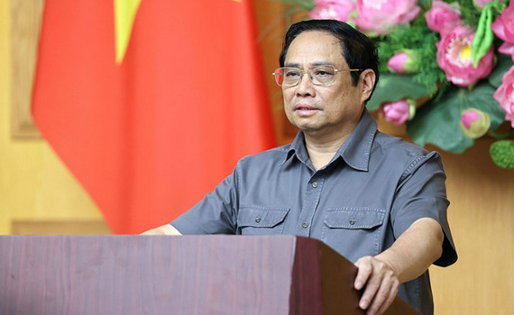 Thủ tướng Ch&iacute;nh phủ Phạm Minh Ch&iacute;nh chủ tr&igrave; họp chỉ đạo c&ocirc;ng t&aacute;c ph&ograve;ng, chống, khắc phục hậu quả b&atilde;o, lũ
