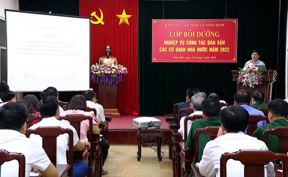 Bồi dưỡng nghiệp vụ c&ocirc;ng t&aacute;c d&acirc;n vận c&aacute;c cơ quan Nh&agrave; nước