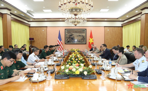 Đối thoại Ch&iacute;nh s&aacute;ch Quốc ph&ograve;ng Việt Nam - Hoa Kỳ năm 2022