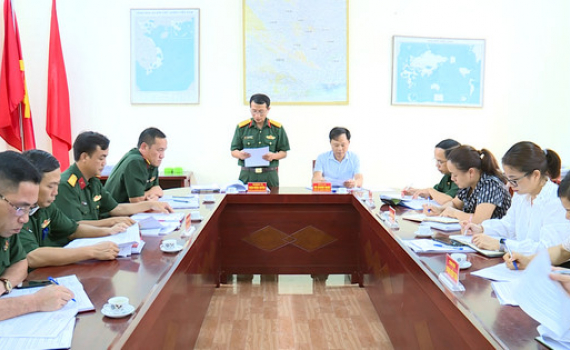 Kiểm tra kết quả l&atilde;nh đạo thực hiện nhiệm vụ ch&iacute;nh trị đối với Đảng ủy Qu&acirc;n sự huyện Gia Viễn