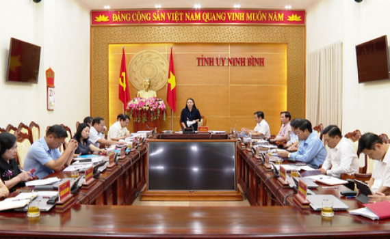 Hội nghị Ban Thường vụ Tỉnh ủy ng&agrave;y 21/9/2022