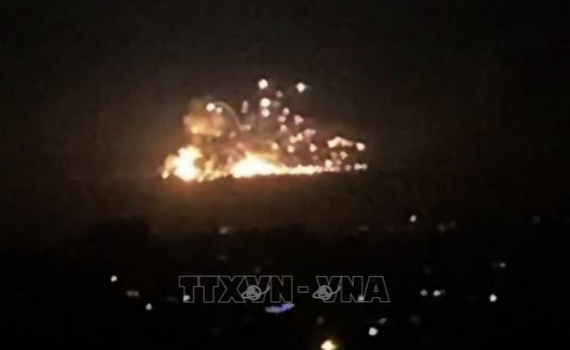 Nhiều vụ nổ lớn tại miền Đ&ocirc;ng Syria
