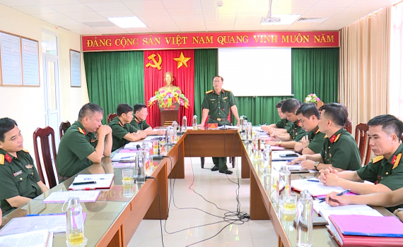 Khối thi đua c&aacute;c cơ quan Bộ CHQS tỉnh ho&agrave;n th&agrave;nh to&agrave;n diện c&aacute;c chỉ ti&ecirc;u