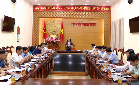 Hội nghị Ban Thường vụ Tỉnh ủy ng&agrave;y 27/9/2022