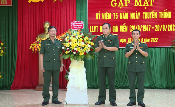 Gặp mặt kỷ niệm 75 năm Ng&agrave;y truyền thống LLVT huyện Gia Viễn