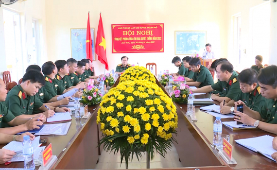 Khối LLVT c&aacute;c huyện, th&agrave;nh phố tổng kết phong tr&agrave;o thi đua Quyết thắng