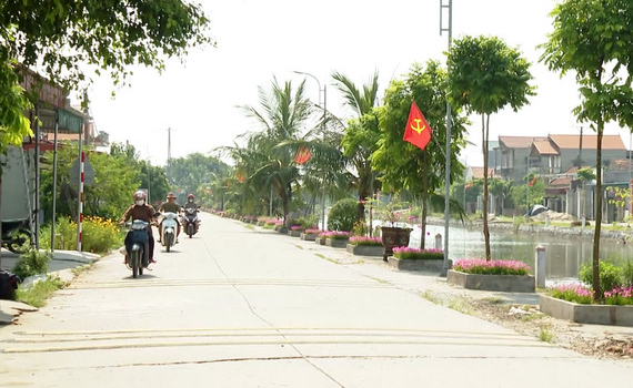 Kim Trung đẩy mạnh x&acirc;y dựng cảnh quan m&ocirc;i trường