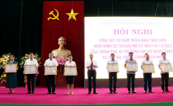 Ninh B&igrave;nh tổng kết 20 năm thực hiện Nghị định số 78 ng&agrave;y 04/10/2002 của Ch&iacute;nh phủ