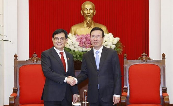 Việt Nam mong muốn th&uacute;c đẩy quan hệ đối t&aacute;c chiến lược với Singapore