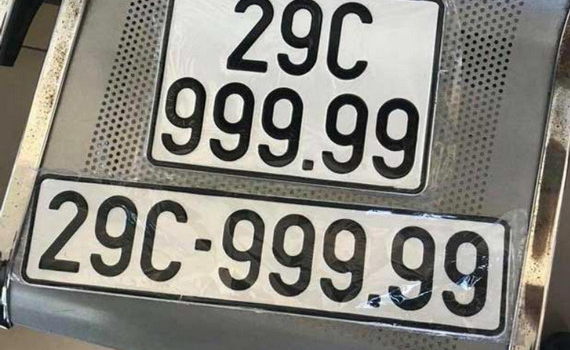 Xử l&yacute; nghi&ecirc;m h&agrave;nh vi sử dụng biển số xe kh&ocirc;ng đ&uacute;ng quy định