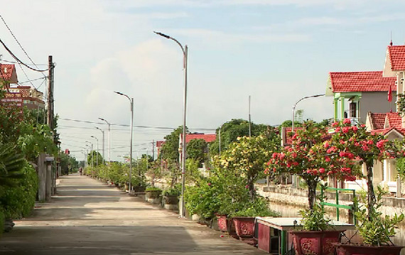 Đường giao thông nông thôn góp phần thay đổi diện mạo các vùng quê ở Ninh Bình