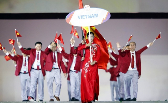 Đo&agrave;n Thể thao Việt Nam dự Asian Games với th&agrave;nh phần gồm 504 th&agrave;nh vi&ecirc;n