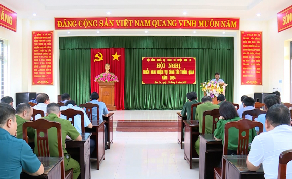 Hoa Lư triển khai c&ocirc;ng t&aacute;c tuyển chọn gọi c&ocirc;ng d&acirc;n nhập ngũ  năm 2024