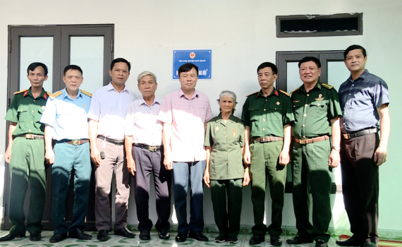  Hội Cựu chiến binh huyện Nho Quan kh&aacute;nh th&agrave;nh nh&agrave; &ldquo;Nghĩa t&igrave;nh đồng đội&rdquo;