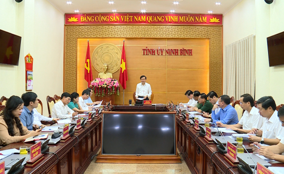 Thường trực Tỉnh ủy giao ban c&ocirc;ng t&aacute;c 9 th&aacute;ng, triển khai nhiệm vụ qu&yacute; IV/2023