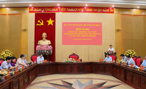 Sơ kết giữa nhiệm kỳ thực hiện Nghị quyết Đại hội Đảng bộ tỉnh lần thứ XXII