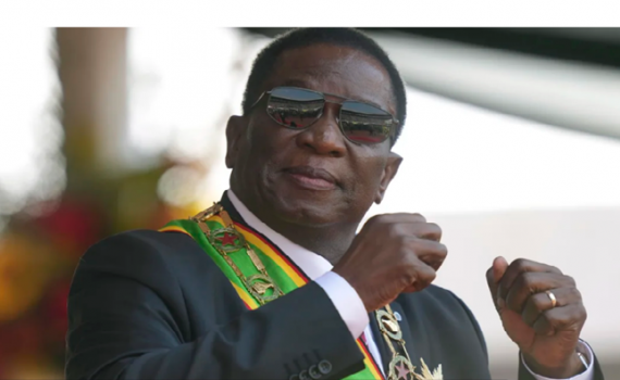 Tổng thống Zimbabwe Emmerson Mnangagwa tuy&ecirc;n thệ nhậm chức
