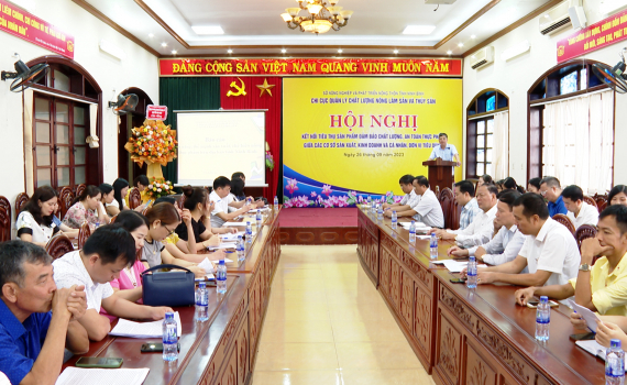Hội nghị Kết nối ti&ecirc;u thụ sản phẩm đảm bảo chất lượng an to&agrave;n thực phẩm