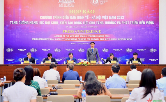 Diễn đ&agrave;n Kinh tế-X&atilde; hội năm 2023: Kiến tạo động lực cho tăng trưởng v&agrave; ph&aacute;t triển bền vững