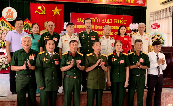 Đại hội đại biểu Hội Nạn nh&acirc;n chất độc da cam/dioxin huyện Kim Sơn lần thứ IV