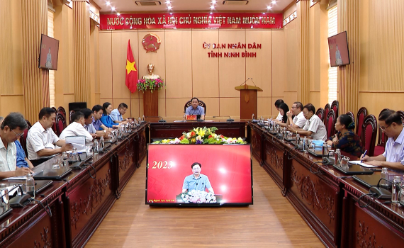Hội nghị trực tuyến to&agrave;n quốc qu&aacute;n triệt, triển khai Kết luận số 58-KL/TW của Ban B&iacute; thư Trung ương Đảng