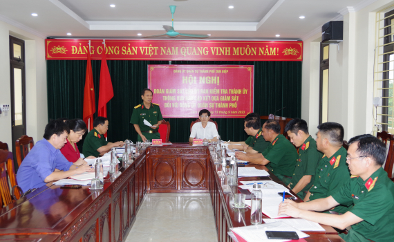 Ủy ban Kiểm tra  Đảng ủy Qu&acirc;n sự tỉnh phối hợp kiểm tra, gi&aacute;m s&aacute;t