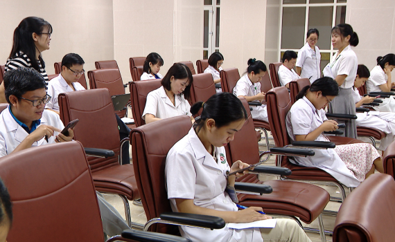 Hội thi Trưởng khoa quản l&yacute; giỏi Bệnh viện Sản Nhi tỉnh