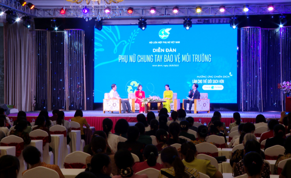 Diễn đ&agrave;n &ldquo;Phụ nữ chung tay bảo vệ m&ocirc;i trường&rdquo;